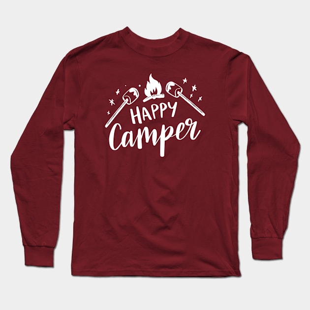 Perfect Camper Long Sleeve T-Shirt by Happy Art Designs